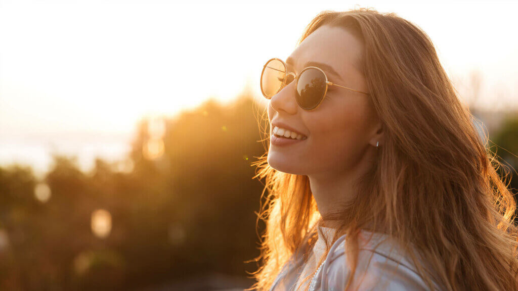 Sonnenbrille gegen Lichtempfindlichkeit der Augen