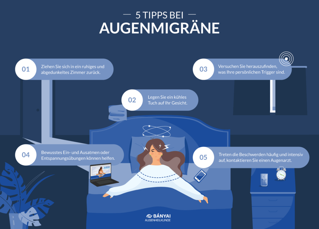 5 Tipps, die bei Augenmigräne helfen können